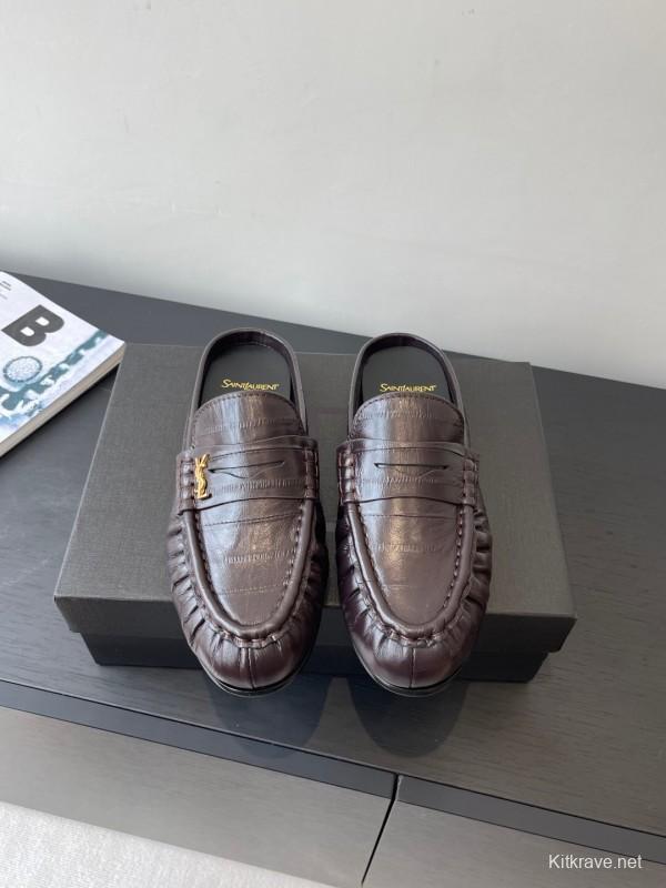 Saint Laurent Classic Loafer Slip-On Flats - KFY00320