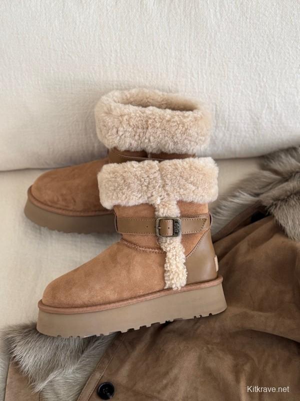 Adidas Curly Hair Platform Little Knight Boots - AS00340