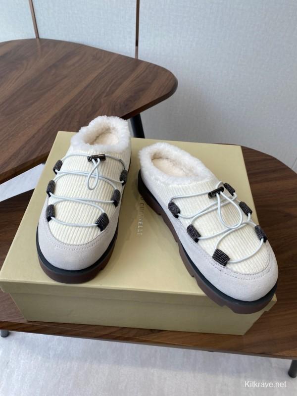 Brunello Cucinelli Open Walk Ankle Boot Winter Snow Boots - AS00300