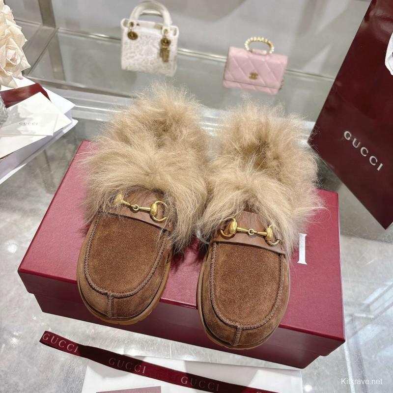 GG Wool Fashion Snow Boots with Merino Wool Lining - KFY00290