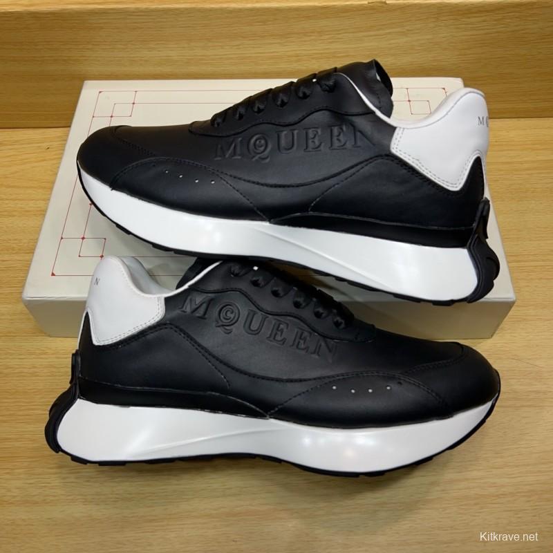 Alexander McQueen Spring 2025 Platform Sneakers with Logo Print - AS00320