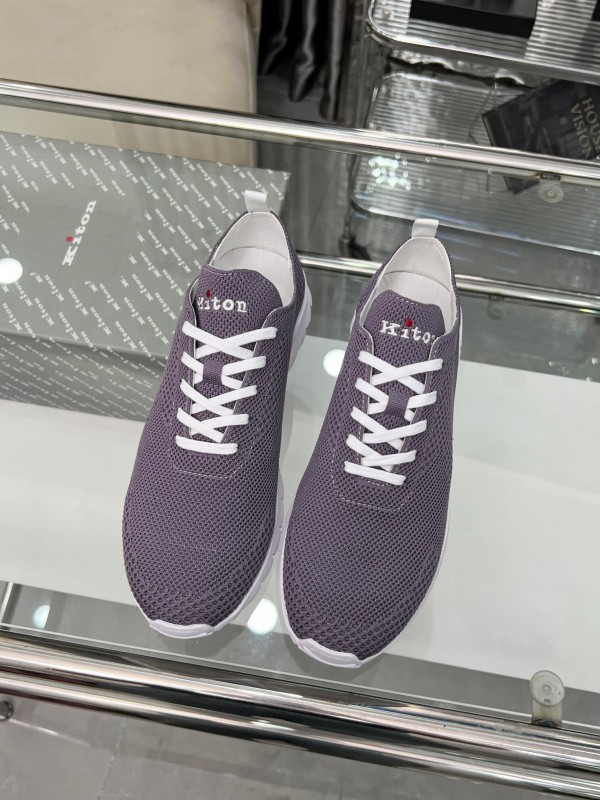Kiton Four Seasons Classic Casual Knit Shoes - KFY00300