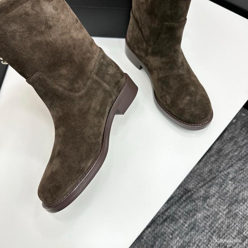 Chanel 2025 SS Short Boots Essential Fall Winter Item - LY00420