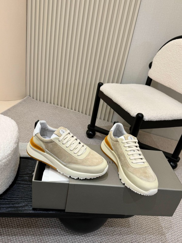 Brunello Cucinelli Casual Sneakers with Seasonal Colors and Leather Lining - KFY00320