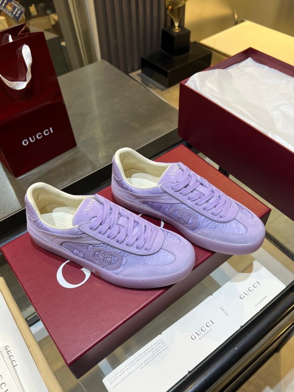 Gucci 2025 SS Couple Edition Trainer Sneakers; Forrest Gump Shoes; Athletic Footwear - AS00280