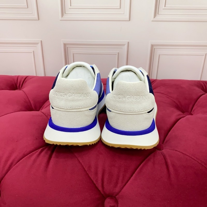Dolce & Gabbana 2025/SS New Collection Luxury Embroidered Logo Sneakers with Imported Leather - AS00300