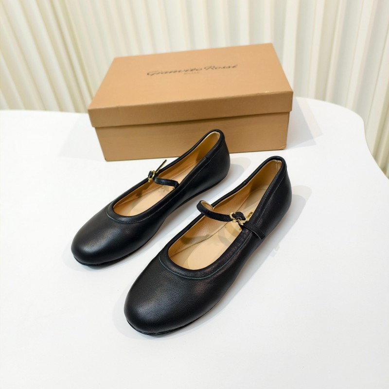 Gianvito Rossi Bohemian Style Flat Ballet Shoes - LY00310