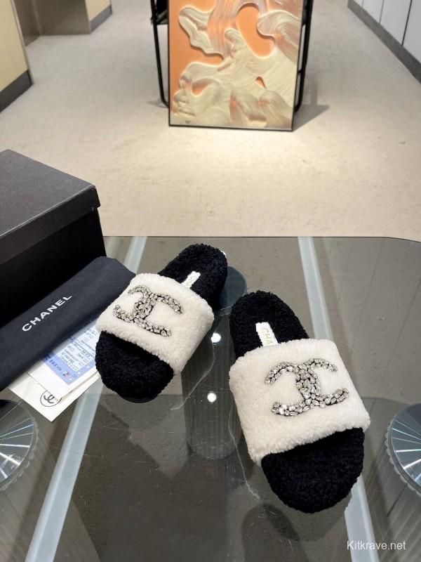 Chanel 2025 SS New Wool Slippers Soft Wool - LY00280