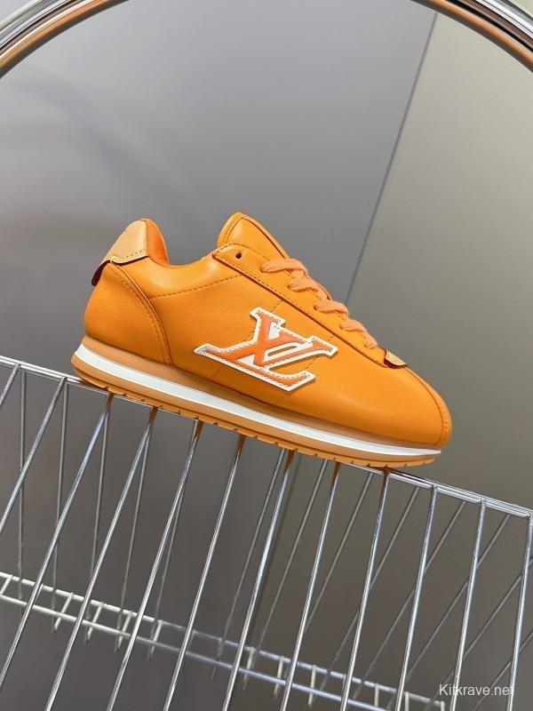Louis Vuitton 2025 SS Pharrell Williams Collaboration Thick Sole Sneakers Retro Running Shoes - KFY00380/KFY00390