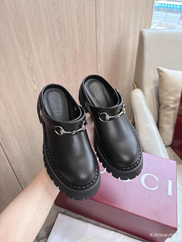 Gucci Women's Mule Shoes with Horsebit Detail - LY00300