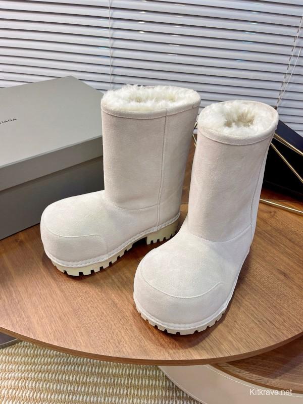 Balenciaga 2025 SS Oversized High Heel Snow Boots - AS00520