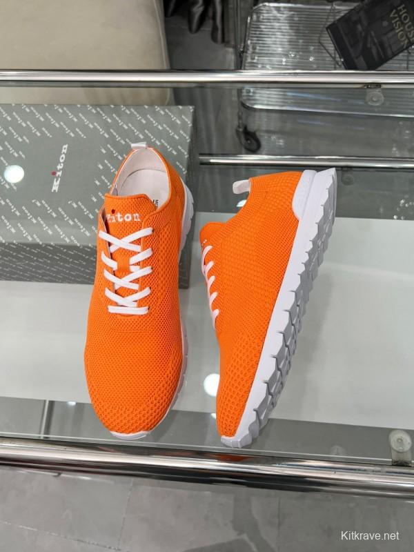 Kiton Four Seasons Classic Casual Knit Shoes - KFY00300