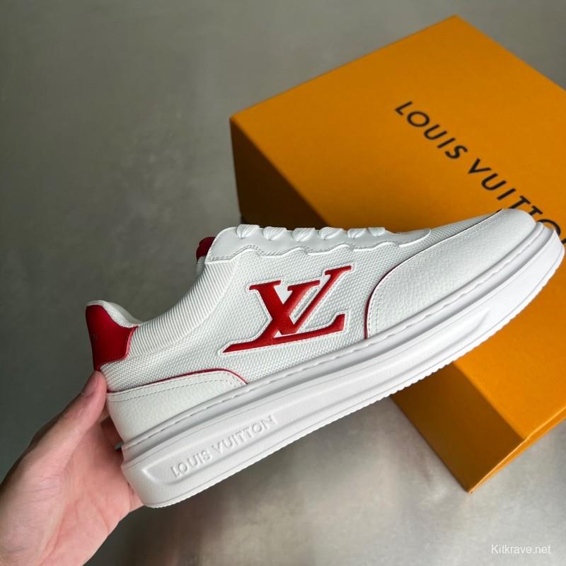 Louis Vuitton Beverly Hills Low-Top Fashion Sneakers - YC