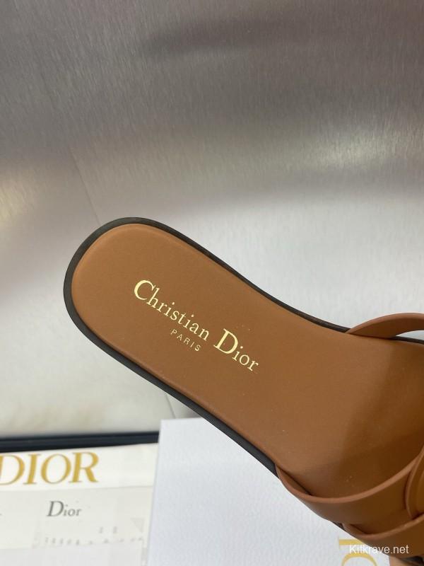 Dior D-Club Jelly Color Hollow Layered Cross Strap Women Sandals - KFY00280