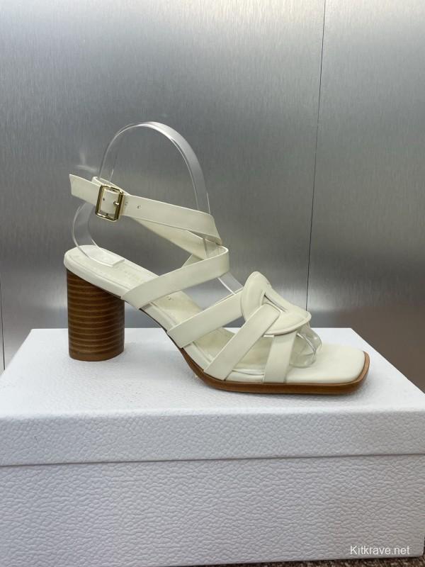 Dior D-Club Spring Summer New Jelly Color Hollow Layered Cross Strap High Heel Women Shoes - KFY00290