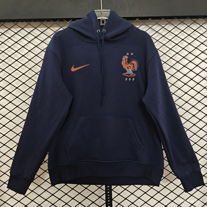 Player Version 2026 France Home Navy Full Zipper Jackett-9 Colors