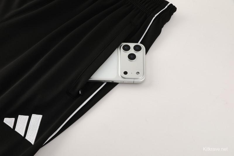 25/26  Adidas Red/White Full zipper Jacket Tracksuit+ long pants