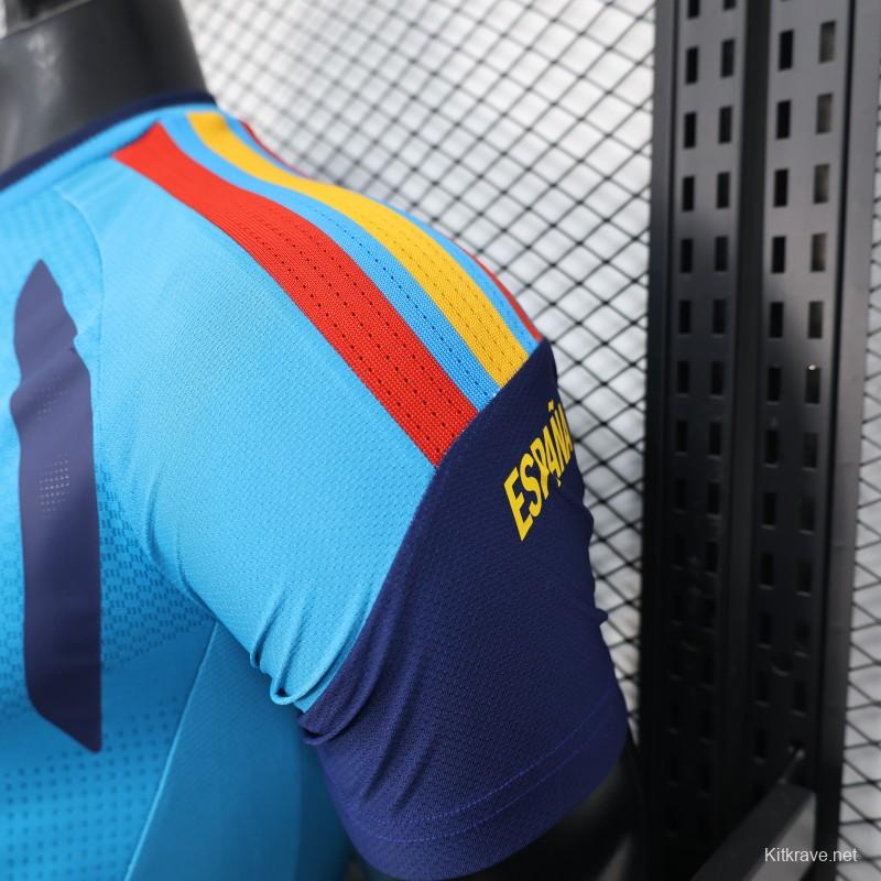 2026 Player Version  Spain  Sky Blue Training Jersey