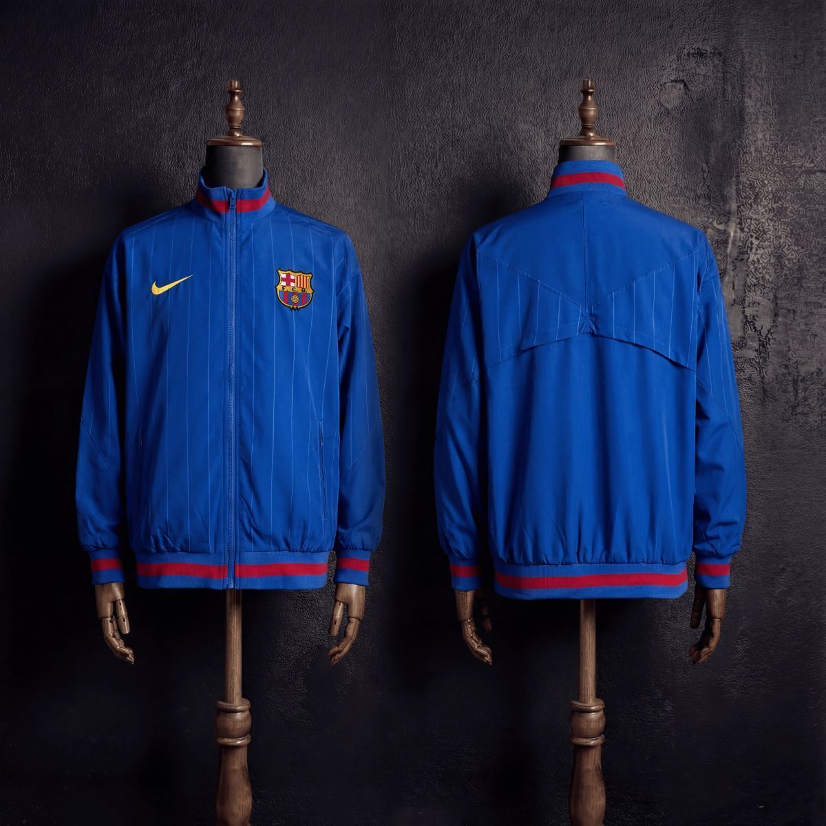 2026 Barcelona Blue Jacket Windbreaker