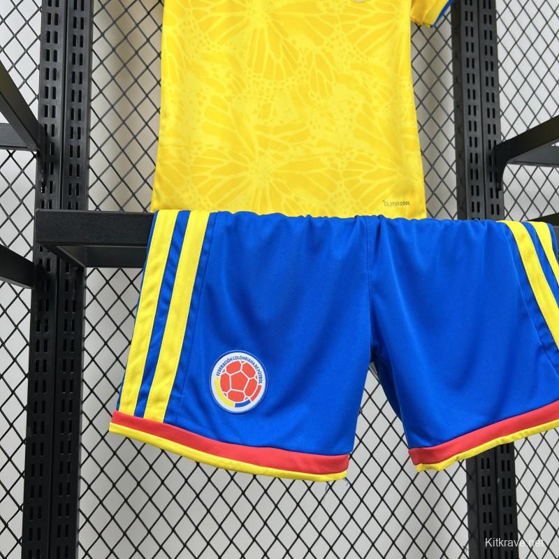 2026 Kids Colombia World Cup Home Kit