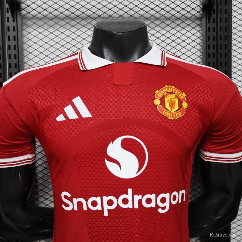 Player Version 26/27 Manchester United Home Jersey