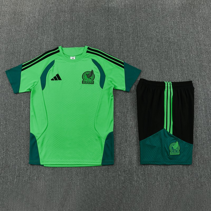 26/27 Mexico Green Short Sleeve+Soccer Shorts