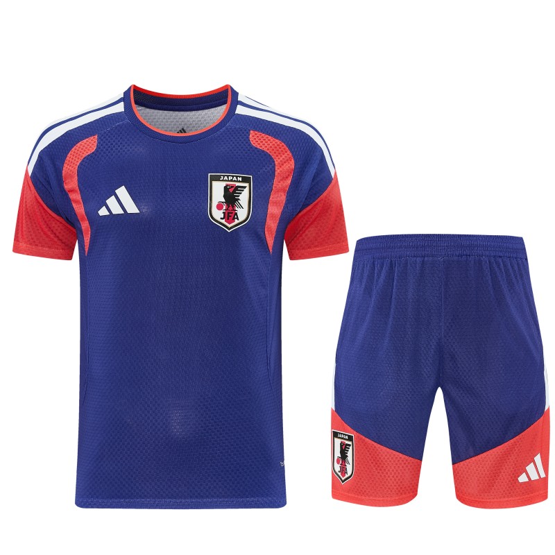 26/27 Japan  Blue  Short Sleeve+Soccer Shorts