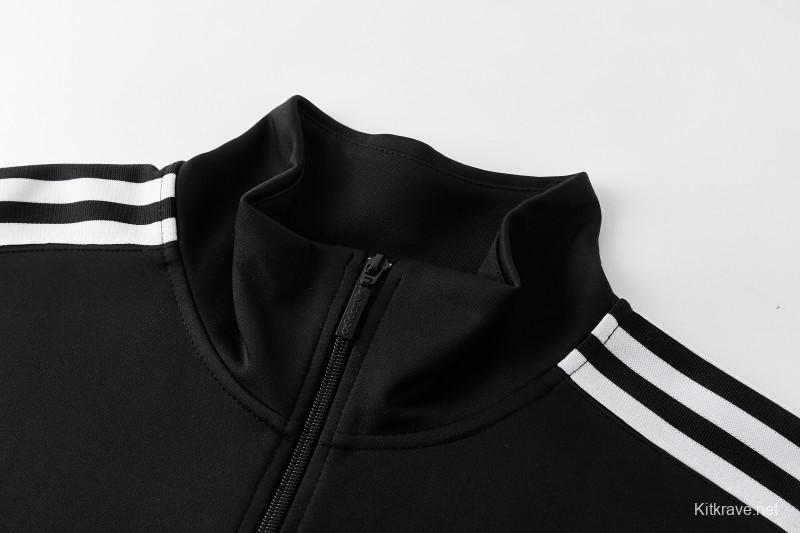 2026 Adidas Black Full Zipper Jacket + Long Pants