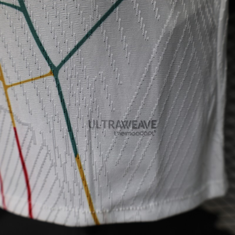 Player Version 2026 Ghana White with Multicolor Pattern Special Edition Jersey