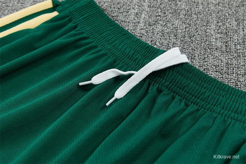 2026 Real Madrid Green Camouflage  Short Sleeve+Soccer Shorts