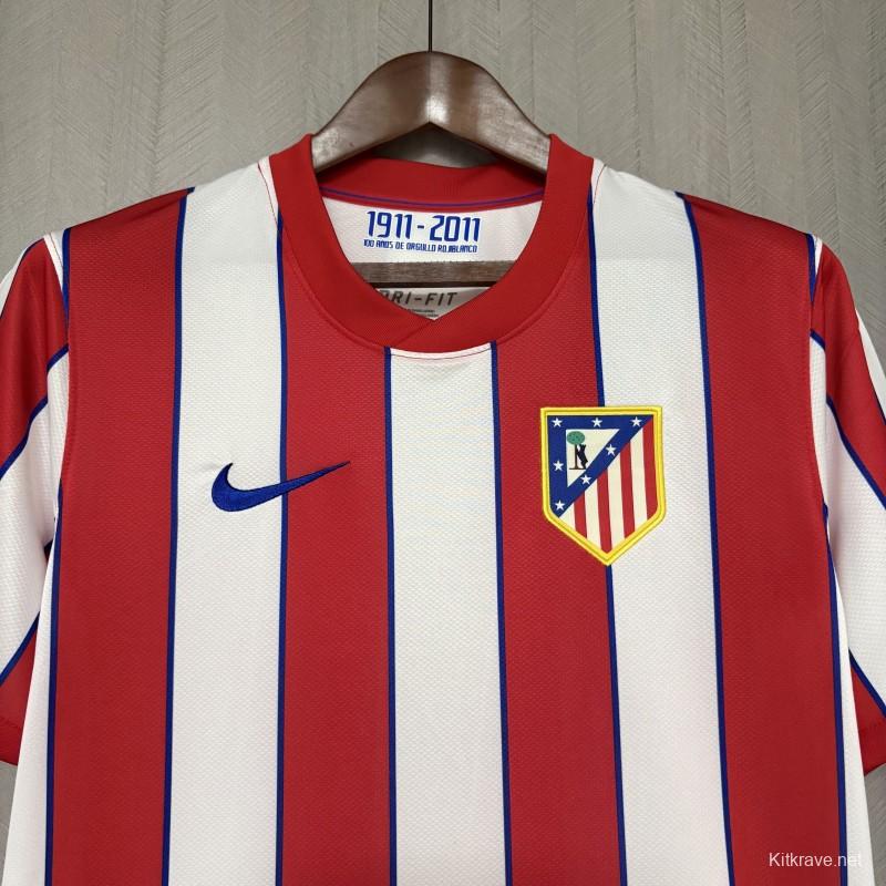 2011/12 Retro Atletico Madrid Champions League Edition Home Jersey S-