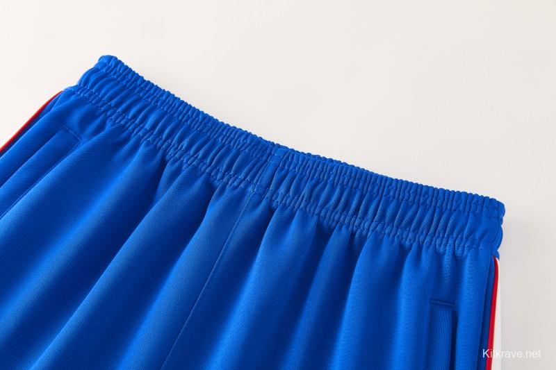 2026/27 Adidas Originals Blue Full Zipper Jacket Tracksuit + Long Pants