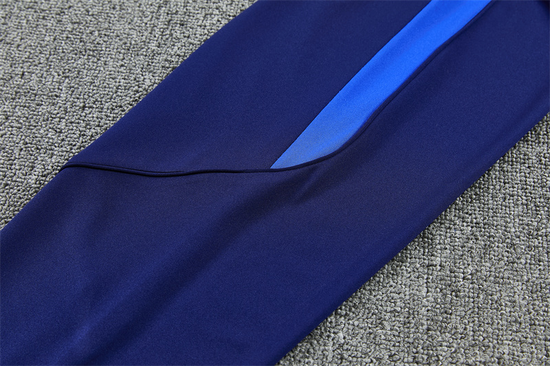 2026 Inter Milan Dark Navy Blue Half Zipper Jacket Tracksuit + Long Pants