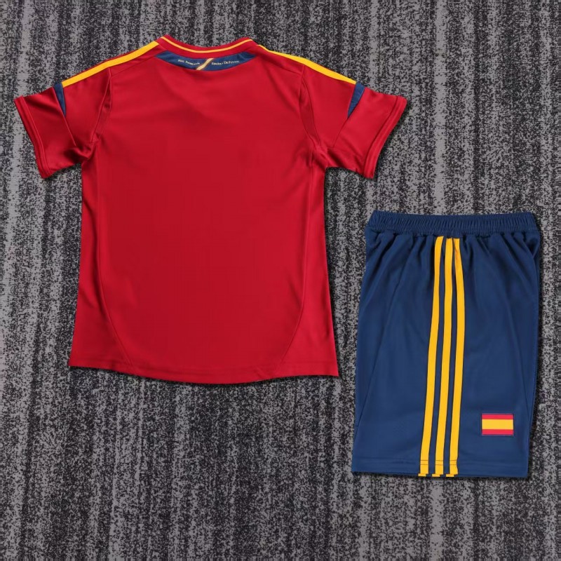 Retro Kids 2012 Spain Home Jersey