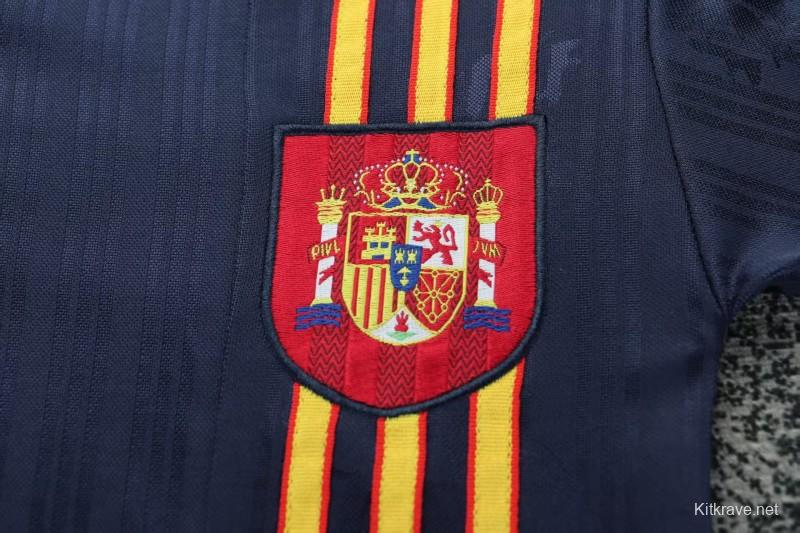 Retro Kids 1996 Spain Away Jersey