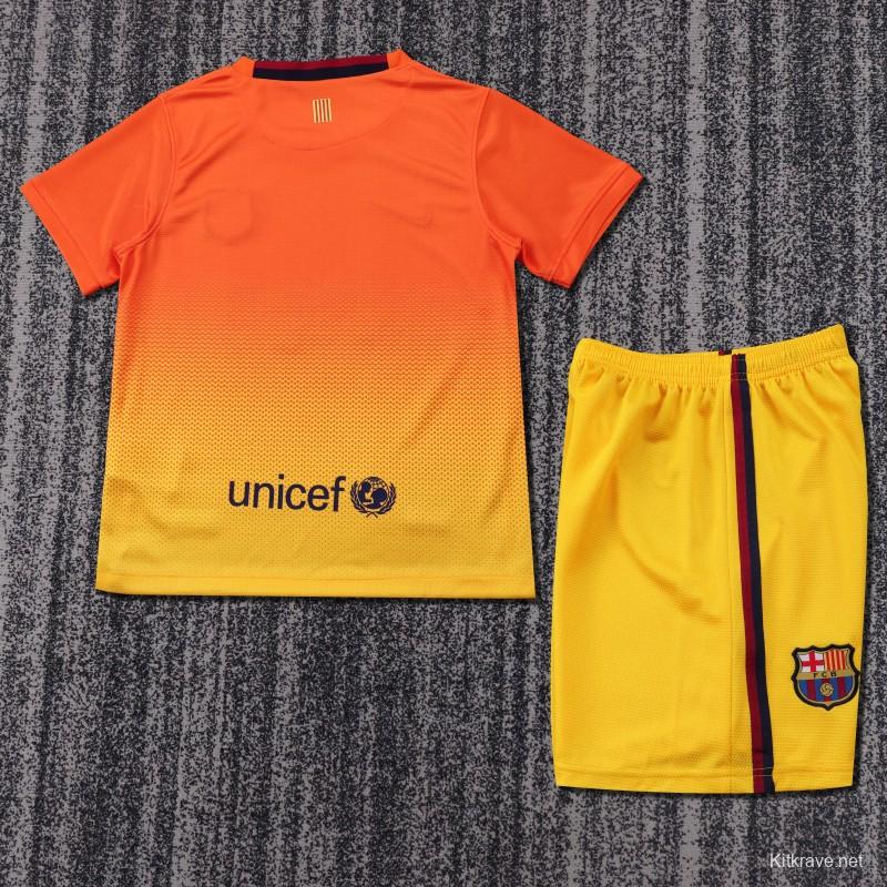 Retro Kids 12/13 FC Barcelona Away Jersey