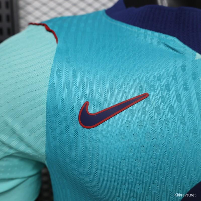 Player Version 26/27 FC Barcelona Teal & Aqua BlueThird Jersey