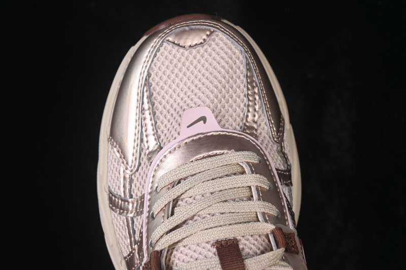 Nike V2K Run Retro Low-Top Running Shoes with Cushlon Cushioning - FD0736-115