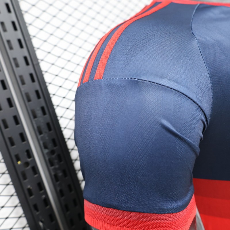 Player Version 26/27 Manchester United Navy & White V-Panel Away Jersey