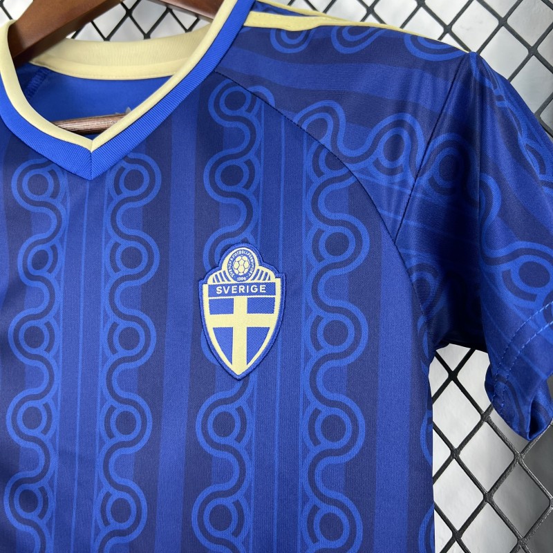 2026 Kids Sweden World Cup Away Kit