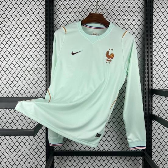 2026 Mens France World Cup Away Long Sleeve Jersey
