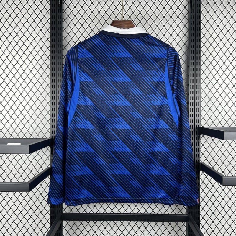 2026 Mens France World Cup Home Long Sleeve Jersey