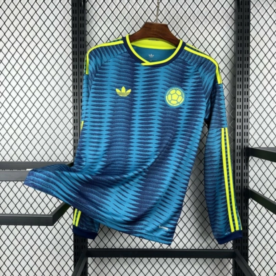2026 Mens Colombia World Cup Away Long Sleeve Jersey