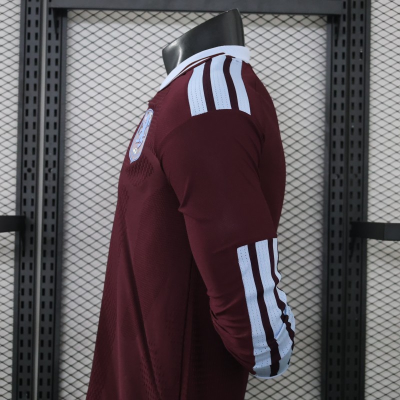 Player Version 26/27 Aston Villa Home Long Sleeve Jersey