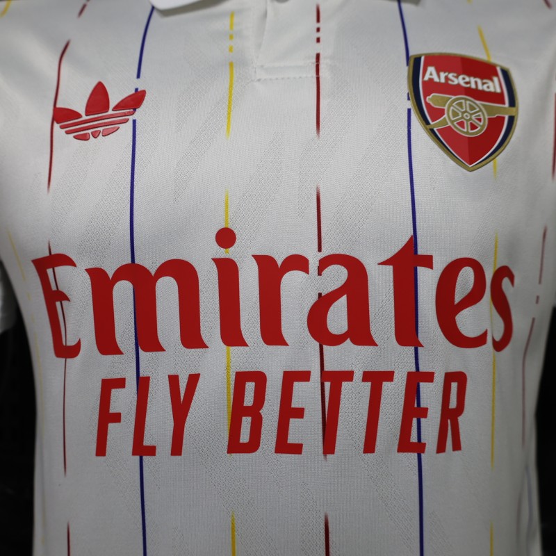 Player Version 26/27 Arsenal White Stripe Pre-Match Jersey