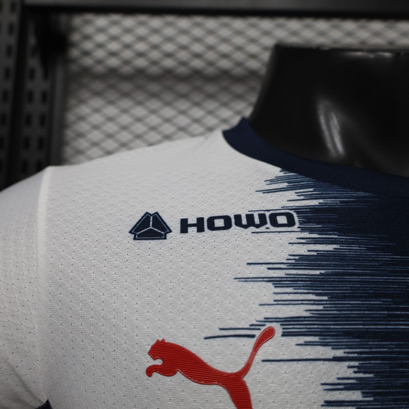 Player Version 26/27 Monterrey Away White Navy Jersey