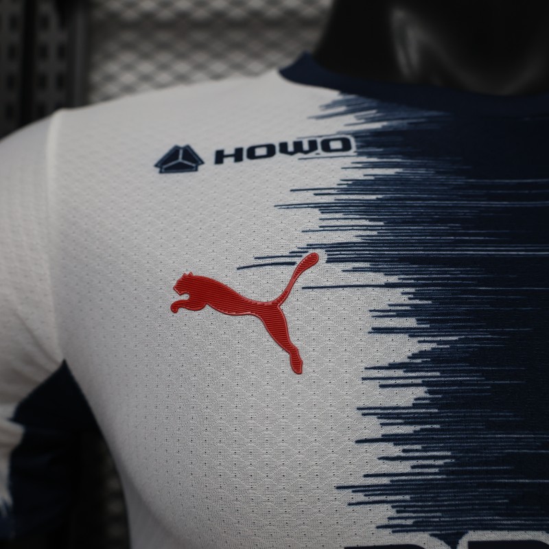 Player Version 26/27 Monterrey Away White Navy Jersey