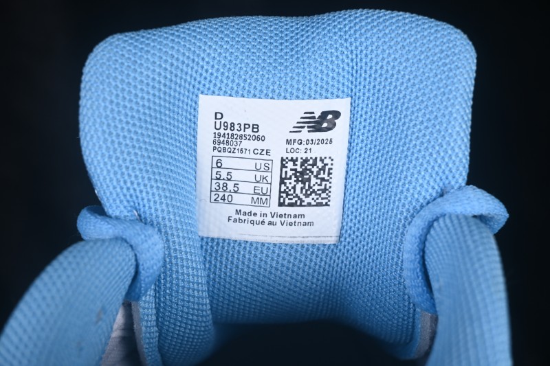 New Balance NB983 Retro Casual Running Shoes for Men and Women - U983PB