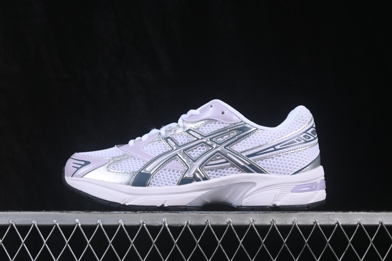 Adidas Retro Running Shoes with Mesh and Leather Upper and GEL Cushioning - 1202A164-113
