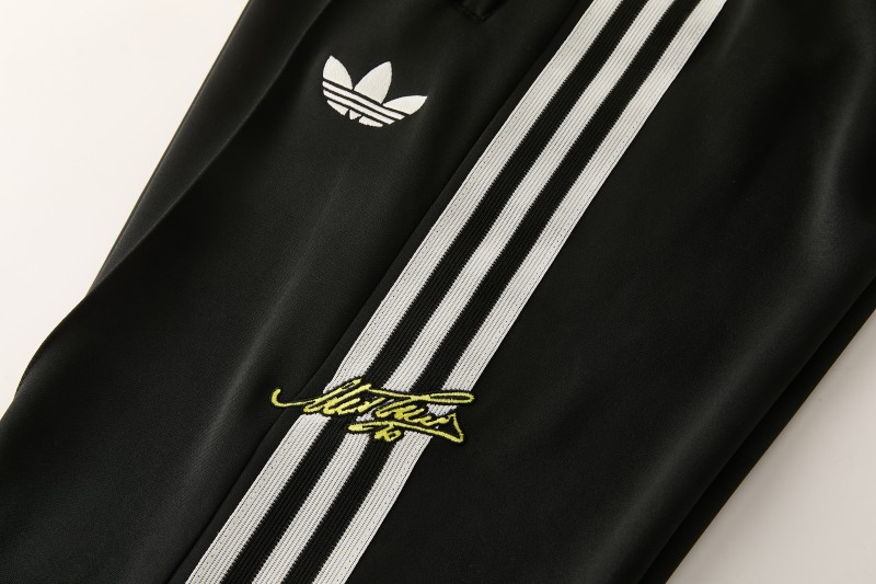 26/27 Juventus  Black Full Zipper Jacket Tracksuit + Long Pants